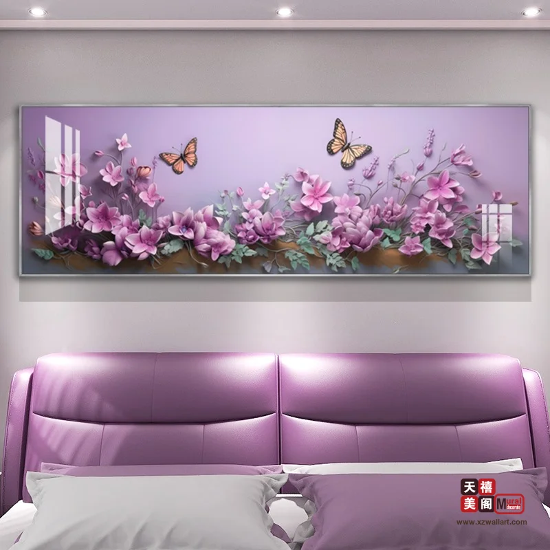 蝶戏花丛
