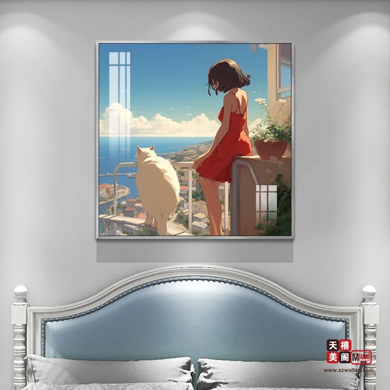 少女与猫