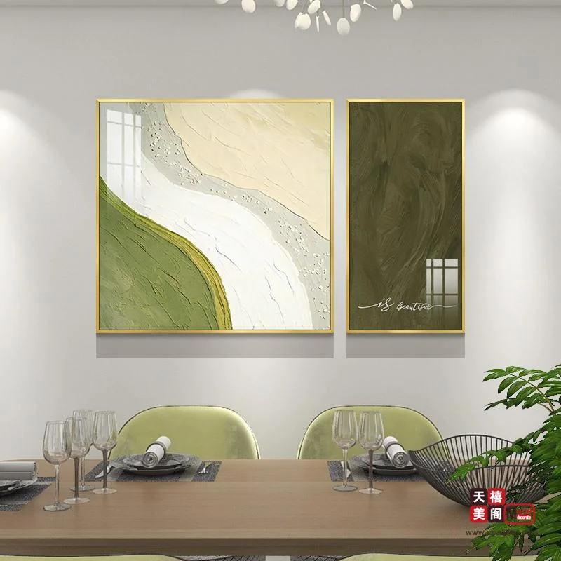 餐厅肌理画