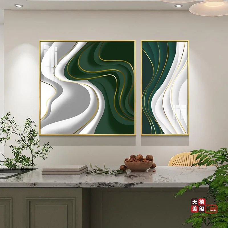 餐厅肌理画