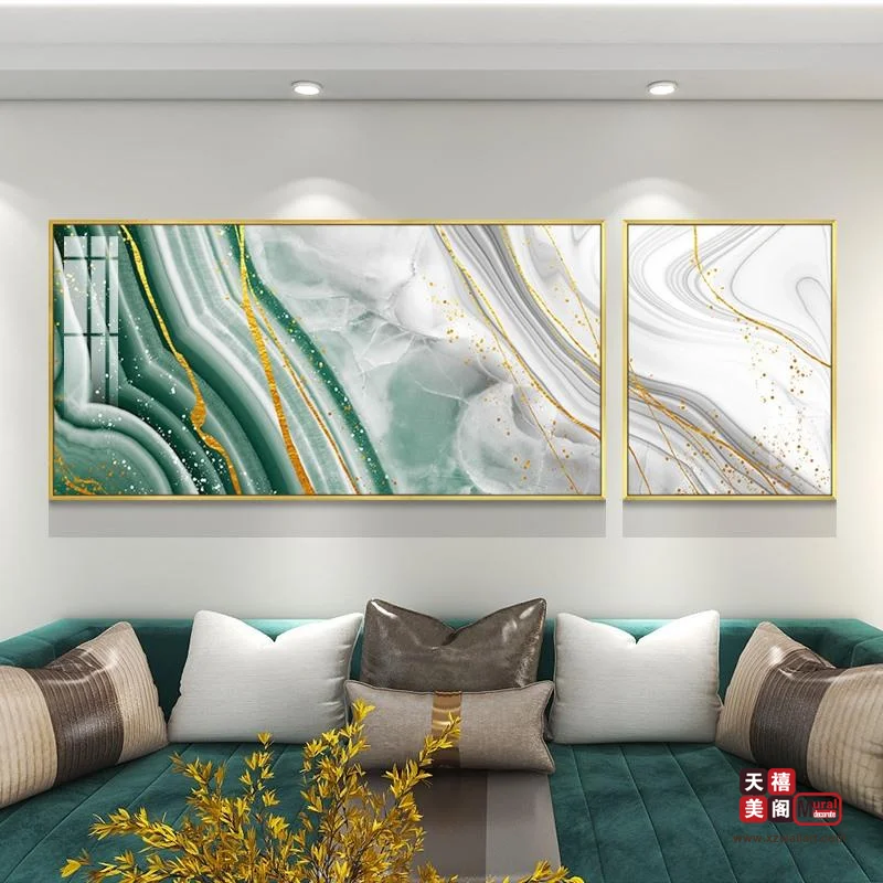客厅肌理画