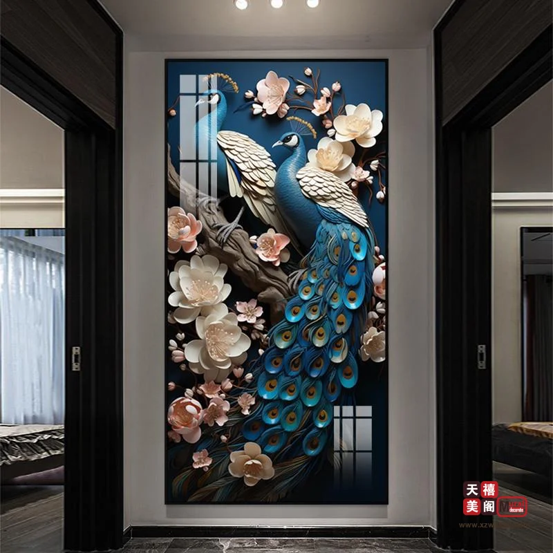 福满孔雀-玄关