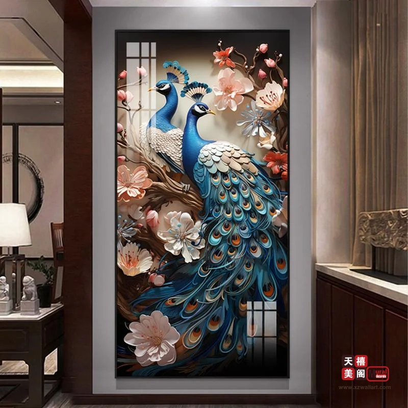 福满孔雀-玄关