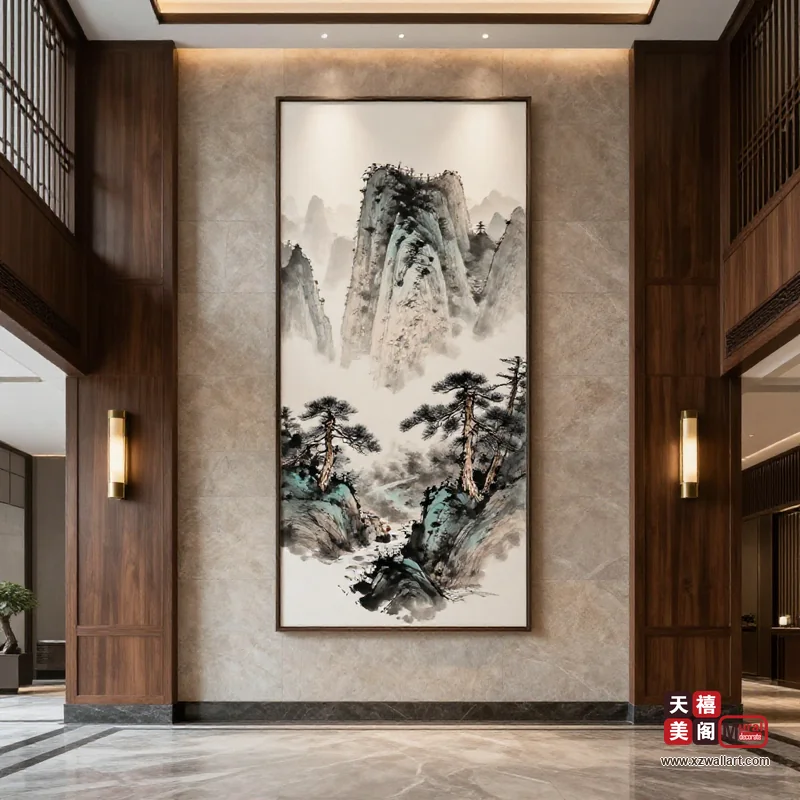 新中式玄关装饰画案例 · 工装（12） 1