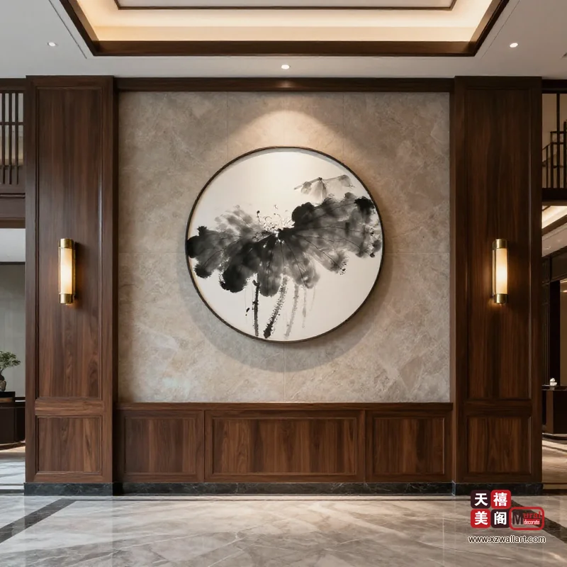 新中式玄关装饰画案例 · 工装（12） 2