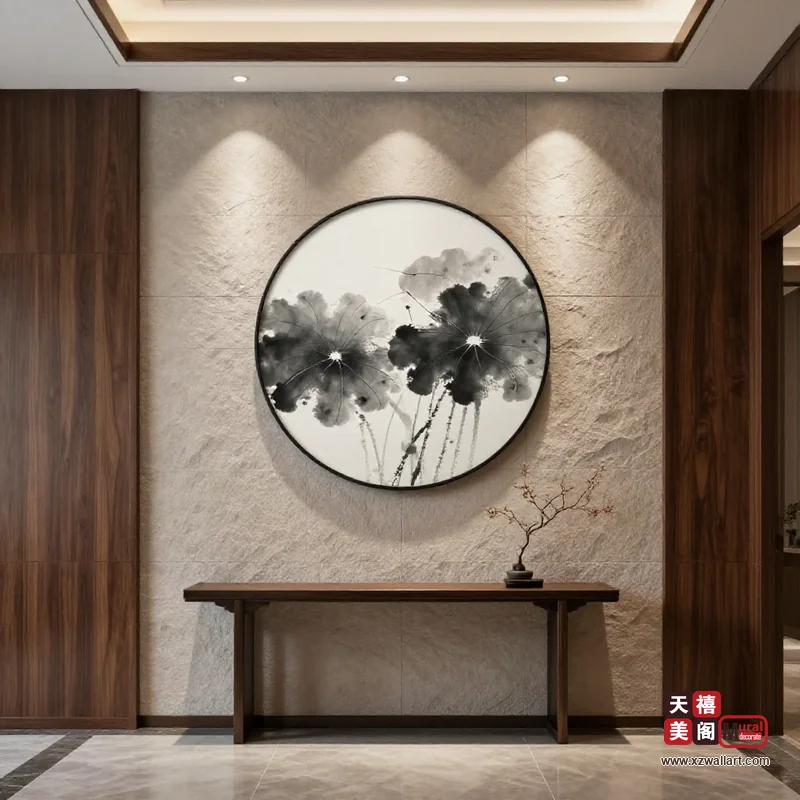新中式端景装饰画案例 · 家装(19) 2