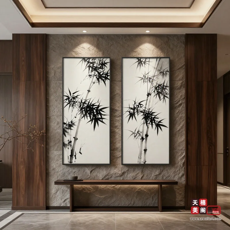 新中式端景装饰画案例 · 家装(19) 3