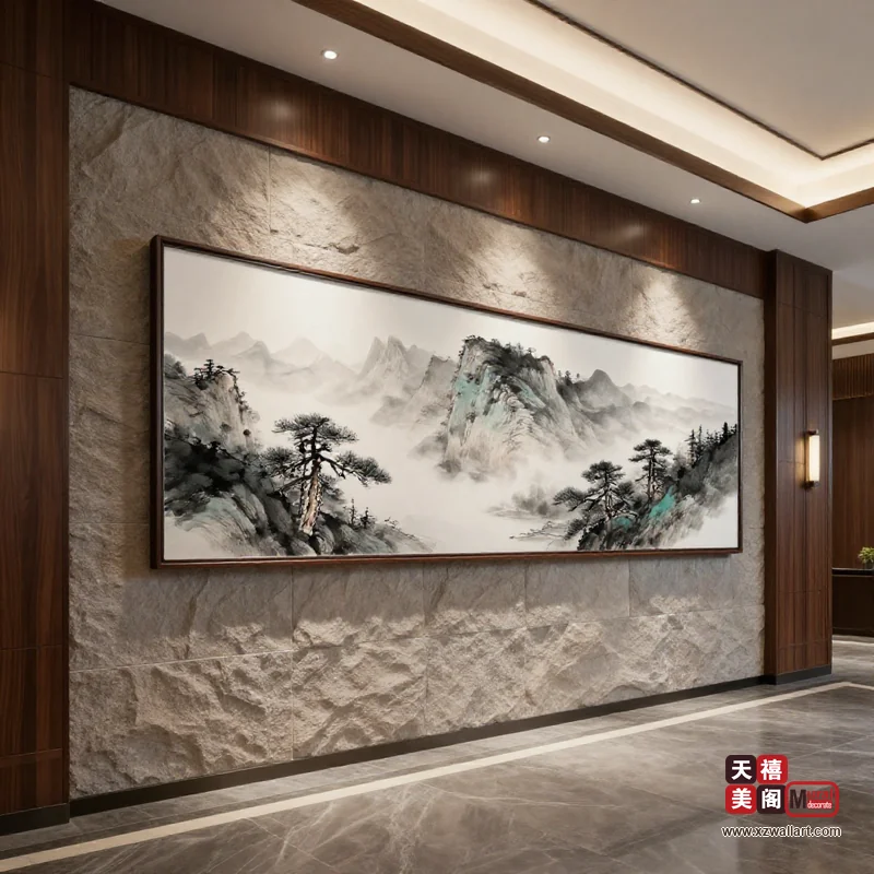 新中式端景装饰画案例 · 工装(20) 1