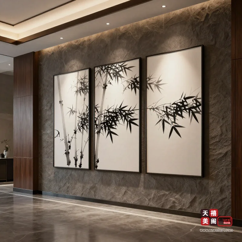 新中式端景装饰画案例 · 工装(20) 3