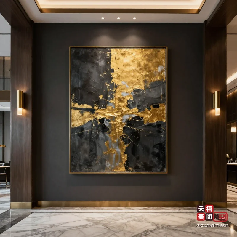 轻奢风玄关装饰画案例 · 工装(22) 1