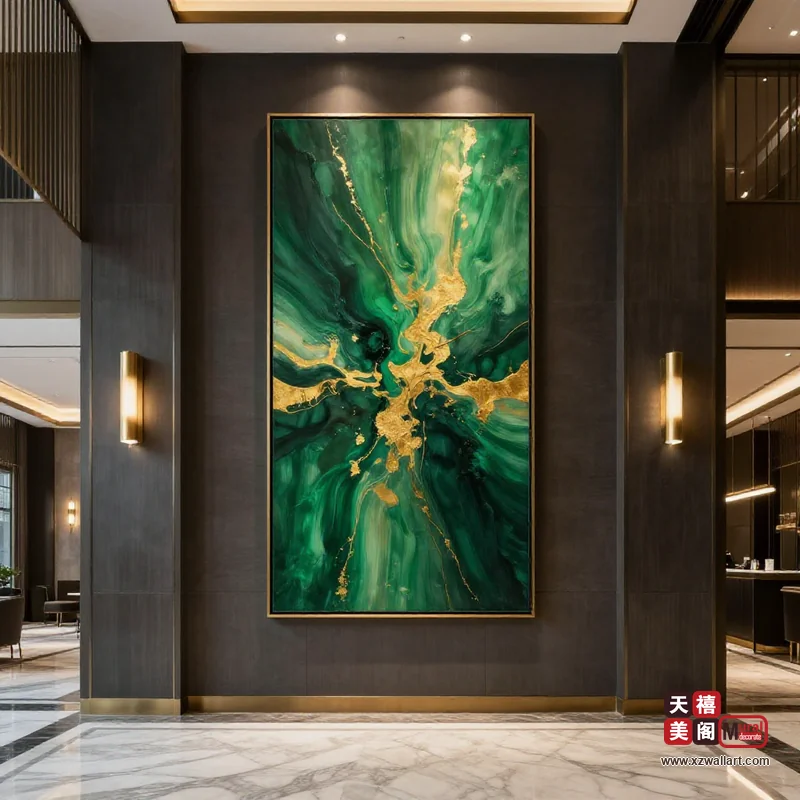 轻奢风玄关装饰画案例 · 工装(22) 3