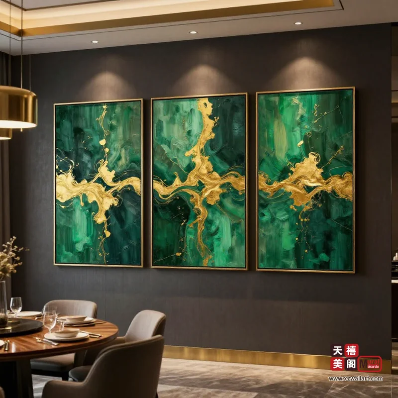 轻奢风餐厅装饰画案例 · 家装(27) 3