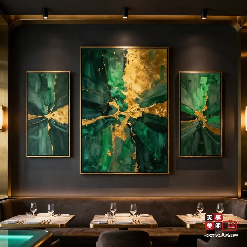 轻奢风餐厅装饰画案例 · 工装(28) 3