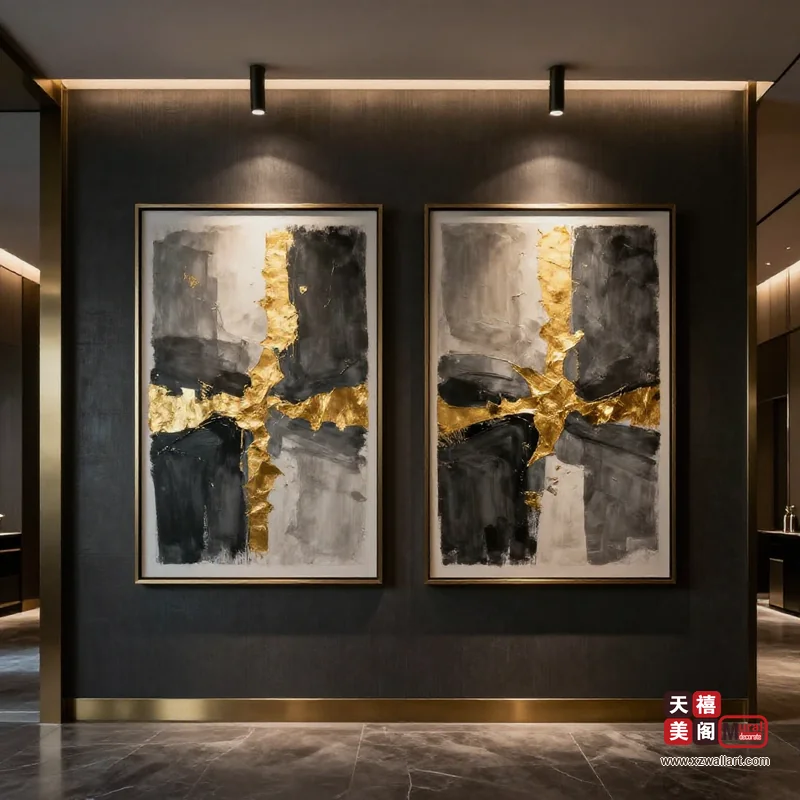 轻奢风端景装饰画案例 · 工装(30) 1