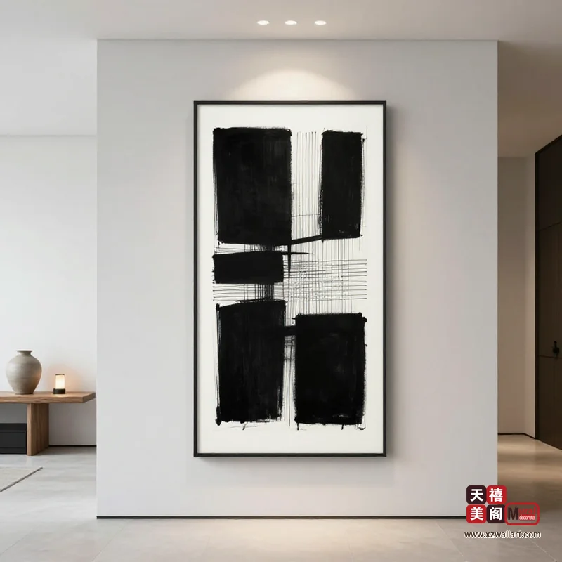现代简约玄关装饰画案例 · 家装(31) 2