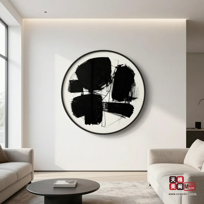 现代简约客厅装饰画案例 · 家装(33) 2