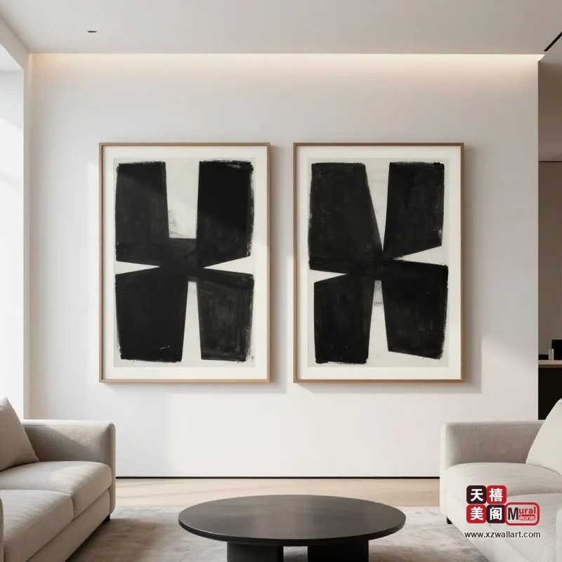 现代简约客厅装饰画案例 · 家装(33) 3