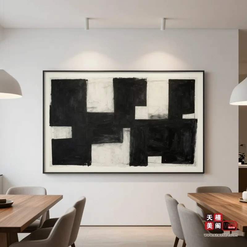 现代简约餐厅装饰画案例 · 家装（37） 3
