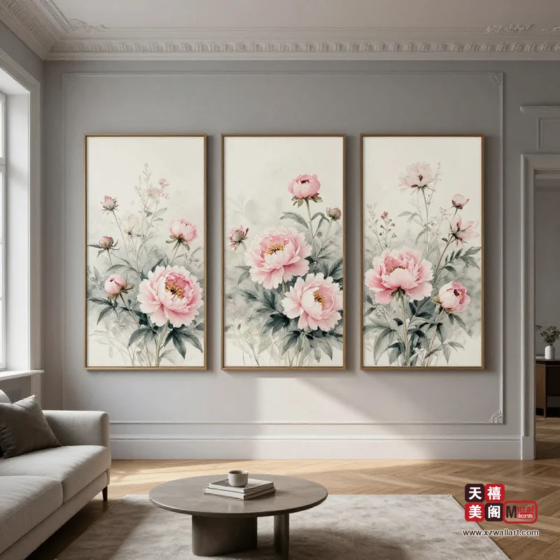 法式客厅装饰画案例 · 家装(43) 2
