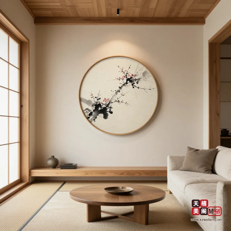 日式客厅装饰画案例 · 家装(63) 1