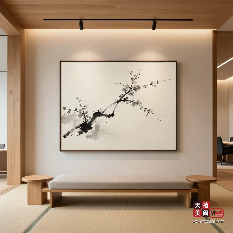 日式客厅装饰画案例 · 工装(64) 1