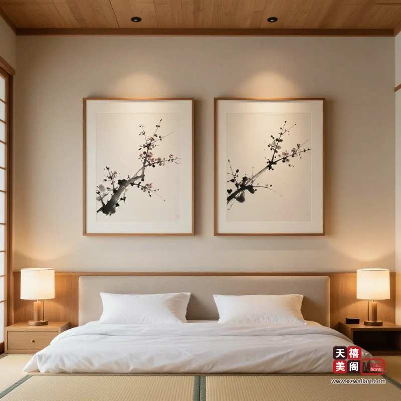 日式卧室装饰画案例 · 家装(65) 1