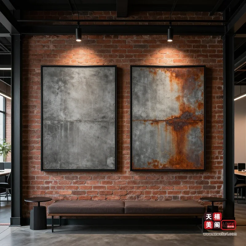 工业风客厅装饰画案例 · 工装(84) 2