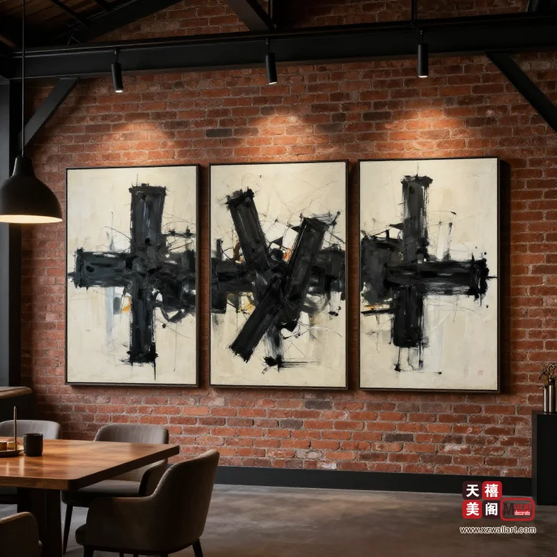 工业风餐厅装饰画案例 · 家装(87) 1
