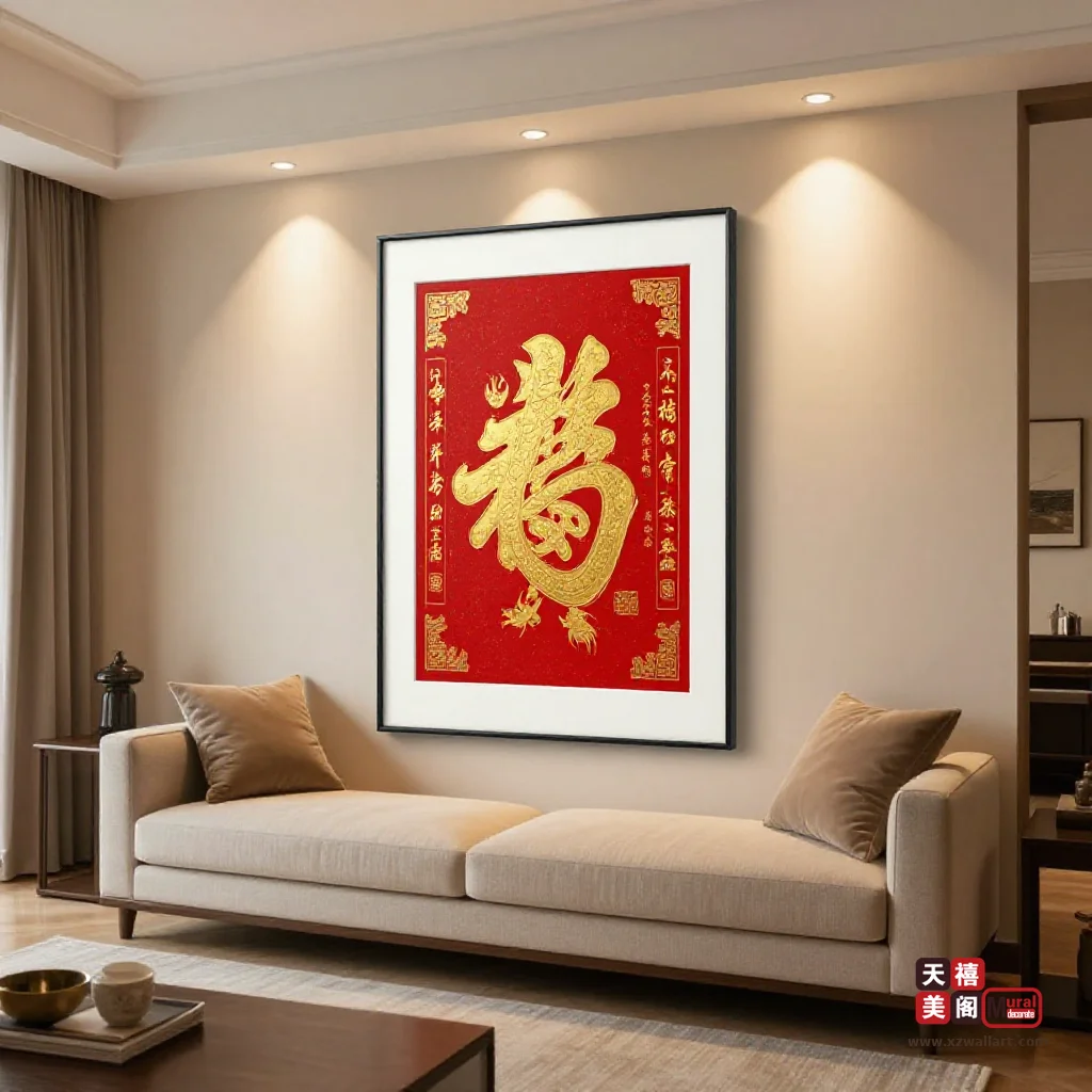 客厅实景参考(国潮)