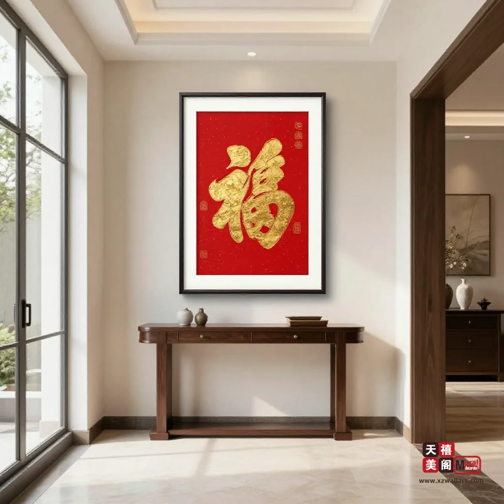 玄关实景参考(国潮)