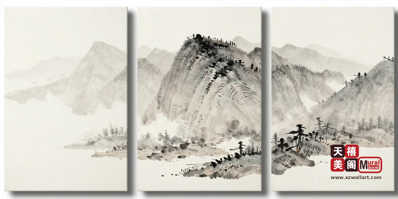 空庭石意·主次·两联